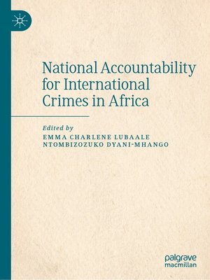 cover image of National Accountability for International Crimes in Africa